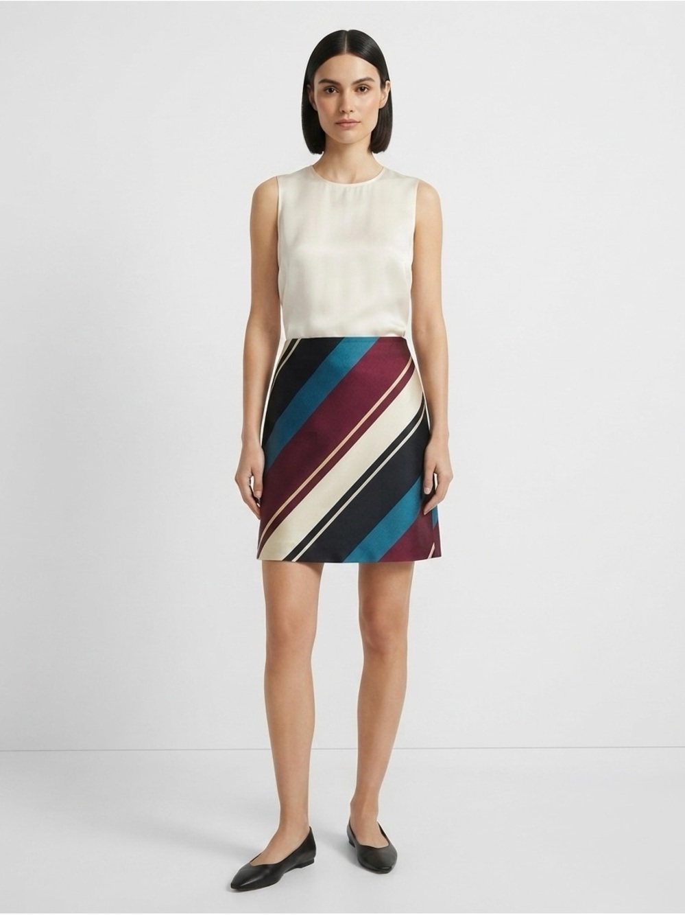 [Ann Taylor] Classic Stripe Skirt